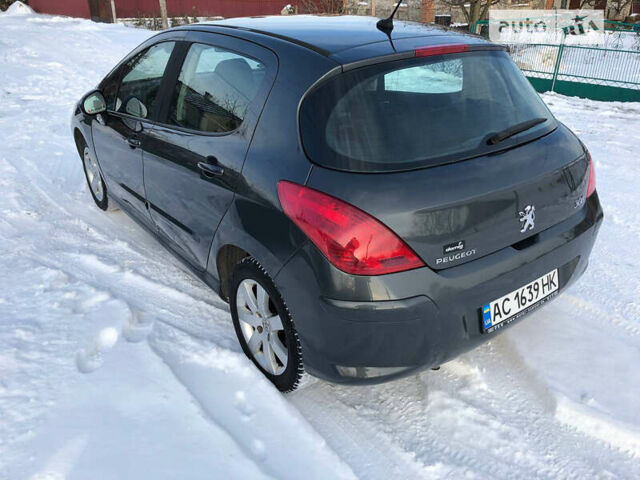 Сірий Пежо 308, об'ємом двигуна 1.6 л та пробігом 230 тис. км за 4500 $, фото 3 на Automoto.ua