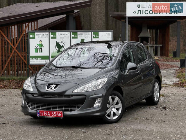 Серый Пежо 308, объемом двигателя 1.6 л и пробегом 96 тыс. км за 6700 $, фото 1 на Automoto.ua