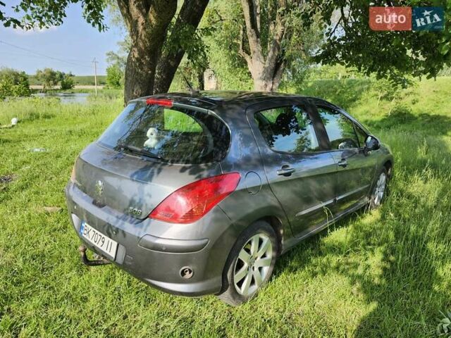 Сірий Пежо 308, об'ємом двигуна 1.6 л та пробігом 345 тис. км за 5900 $, фото 7 на Automoto.ua