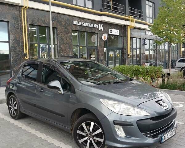 Серый Пежо 308, объемом двигателя 1.6 л и пробегом 223 тыс. км за 4800 $, фото 1 на Automoto.ua