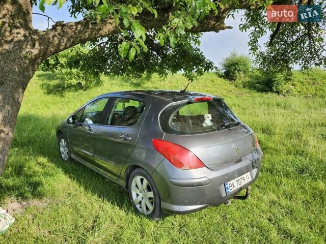 Сірий Пежо 308, об'ємом двигуна 1.6 л та пробігом 345 тис. км за 5900 $, фото 4 на Automoto.ua