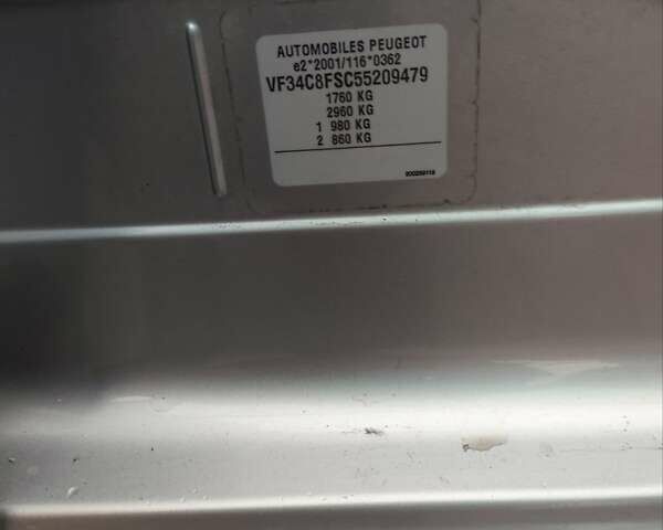 Серый Пежо 308, объемом двигателя 1.4 л и пробегом 229 тыс. км за 5900 $, фото 24 на Automoto.ua