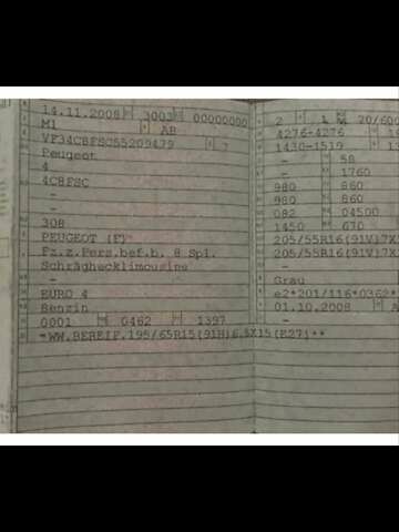 Серый Пежо 308, объемом двигателя 1.4 л и пробегом 229 тыс. км за 5900 $, фото 32 на Automoto.ua