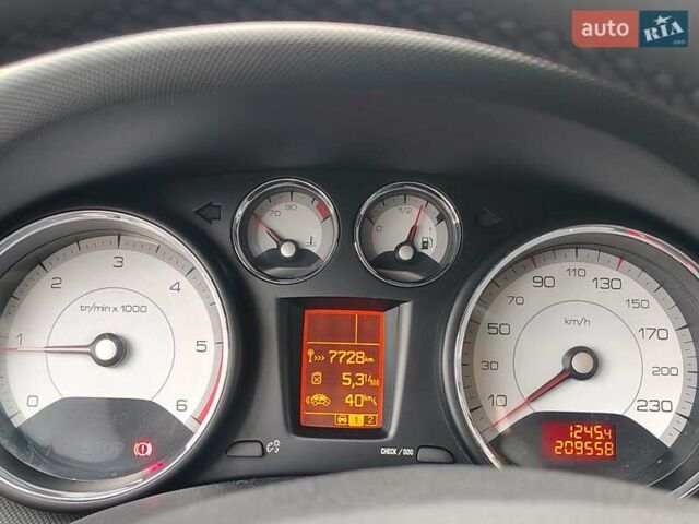 Серый Пежо 308, объемом двигателя 1.56 л и пробегом 209 тыс. км за 6000 $, фото 34 на Automoto.ua