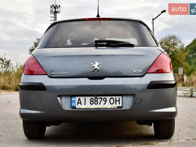 Серый Пежо 308, объемом двигателя 1.56 л и пробегом 216 тыс. км за 4600 $, фото 6 на Automoto.ua