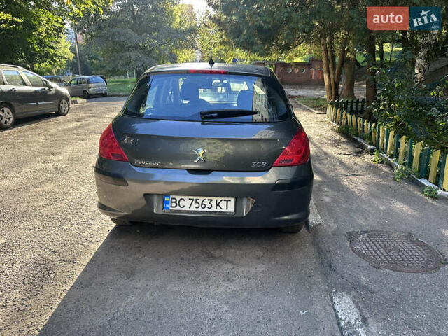 Серый Пежо 308, объемом двигателя 1.6 л и пробегом 221 тыс. км за 3900 $, фото 3 на Automoto.ua