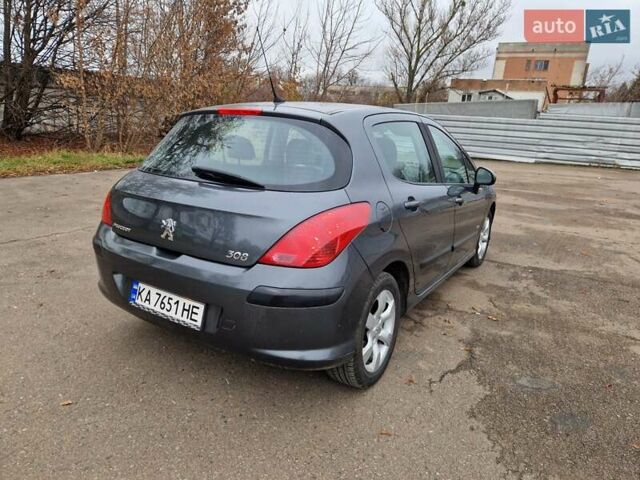 Сірий Пежо 308, об'ємом двигуна 1.56 л та пробігом 197 тис. км за 5600 $, фото 6 на Automoto.ua