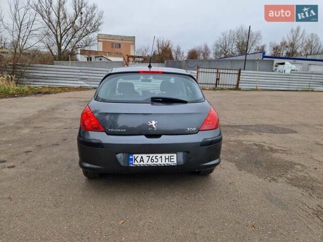 Сірий Пежо 308, об'ємом двигуна 1.56 л та пробігом 197 тис. км за 5600 $, фото 8 на Automoto.ua