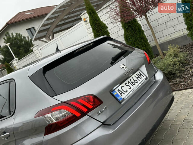 Сірий Пежо 308, об'ємом двигуна 1.6 л та пробігом 120 тис. км за 9700 $, фото 4 на Automoto.ua