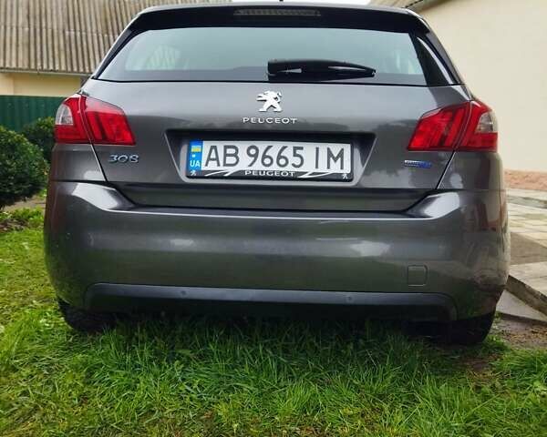 Сірий Пежо 308, об'ємом двигуна 1.56 л та пробігом 169 тис. км за 10700 $, фото 9 на Automoto.ua
