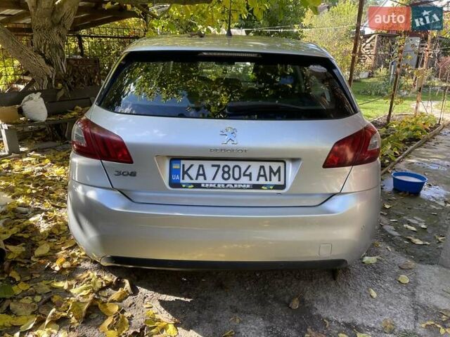 Сірий Пежо 308, об'ємом двигуна 1.56 л та пробігом 364 тис. км за 6500 $, фото 4 на Automoto.ua