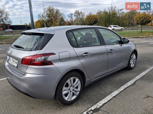Серый Пежо 308, объемом двигателя 1.5 л и пробегом 84 тыс. км за 15400 $, фото 7 на Automoto.ua