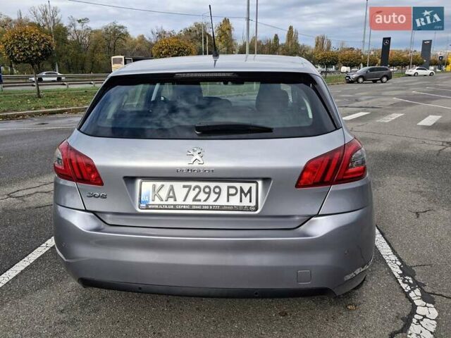 Серый Пежо 308, объемом двигателя 1.5 л и пробегом 84 тыс. км за 15400 $, фото 10 на Automoto.ua
