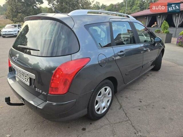 Серый Пежо 308, объемом двигателя 1.6 л и пробегом 240 тыс. км за 5300 $, фото 5 на Automoto.ua