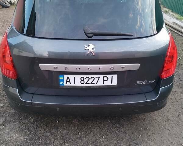 Серый Пежо 308, объемом двигателя 1.6 л и пробегом 160 тыс. км за 5000 $, фото 5 на Automoto.ua