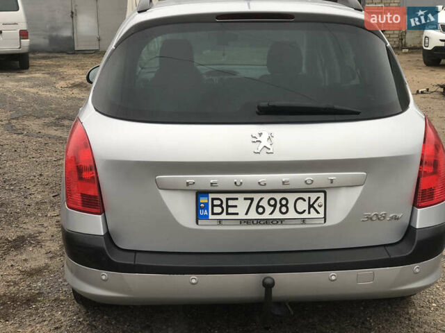 Серый Пежо 308, объемом двигателя 1.6 л и пробегом 237 тыс. км за 6000 $, фото 4 на Automoto.ua