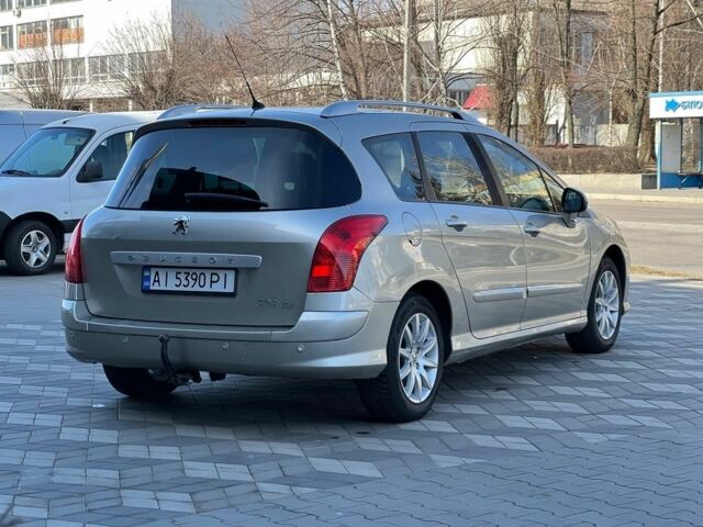 Серый Пежо 308, объемом двигателя 1.6 л и пробегом 317 тыс. км за 5300 $, фото 2 на Automoto.ua