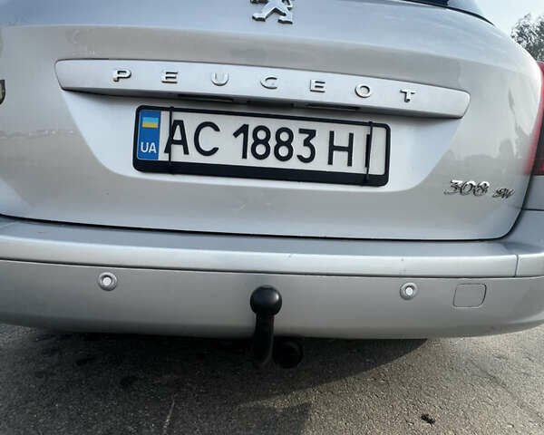 Серый Пежо 308, объемом двигателя 1.6 л и пробегом 230 тыс. км за 4700 $, фото 7 на Automoto.ua