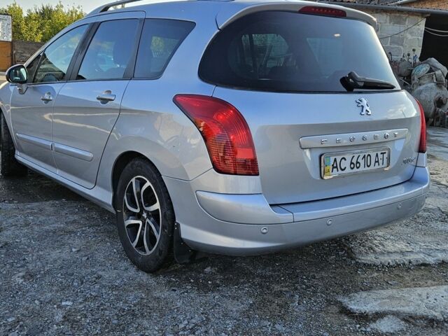 Серый Пежо 308, объемом двигателя 1.6 л и пробегом 360 тыс. км за 4200 $, фото 7 на Automoto.ua