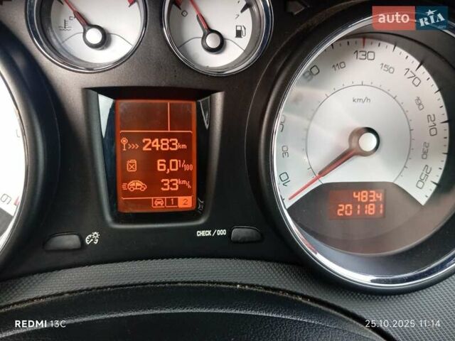 Пежо 308 2009 в Ровно на Automoto.ua Серый Пежо 308, объемом двигателя 1.56 л и пробегом 201 тыс. км за 4750 $, фото 13 на Automoto.ua