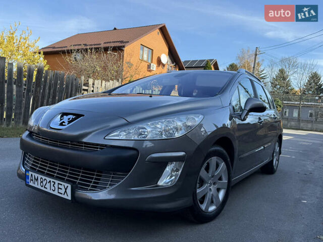 Сірий Пежо 308, об'ємом двигуна 1.6 л та пробігом 231 тис. км за 6150 $, фото 11 на Automoto.ua