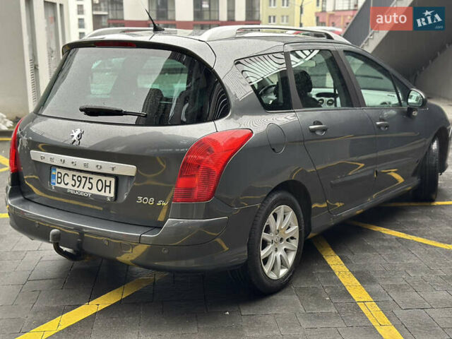 Серый Пежо 308, объемом двигателя 1.6 л и пробегом 247 тыс. км за 4250 $, фото 5 на Automoto.ua