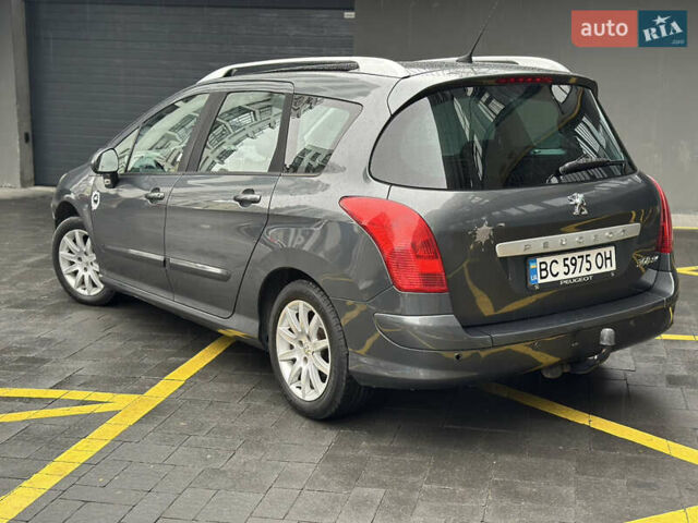Серый Пежо 308, объемом двигателя 1.6 л и пробегом 247 тыс. км за 4250 $, фото 4 на Automoto.ua