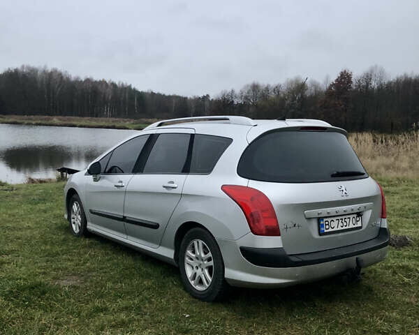 Серый Пежо 308, объемом двигателя 1.56 л и пробегом 290 тыс. км за 5600 $, фото 29 на Automoto.ua