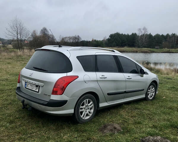 Серый Пежо 308, объемом двигателя 1.56 л и пробегом 290 тыс. км за 5600 $, фото 28 на Automoto.ua