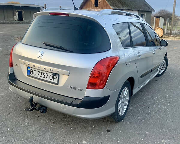 Серый Пежо 308, объемом двигателя 1.56 л и пробегом 290 тыс. км за 5600 $, фото 39 на Automoto.ua