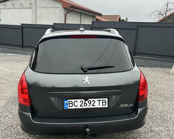 Сірий Пежо 308, об'ємом двигуна 1.56 л та пробігом 309 тис. км за 6000 $, фото 4 на Automoto.ua