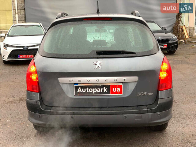 Серый Пежо 308, объемом двигателя 1.6 л и пробегом 234 тыс. км за 5990 $, фото 5 на Automoto.ua