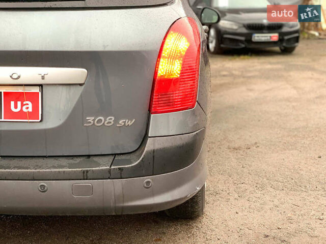 Серый Пежо 308, объемом двигателя 1.6 л и пробегом 234 тыс. км за 5990 $, фото 11 на Automoto.ua