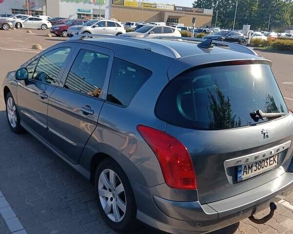 Сірий Пежо 308, об'ємом двигуна 1.6 л та пробігом 248 тис. км за 6200 $, фото 8 на Automoto.ua