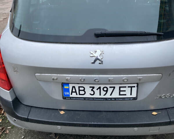 Серый Пежо 308, объемом двигателя 1.56 л и пробегом 238 тыс. км за 5500 $, фото 3 на Automoto.ua
