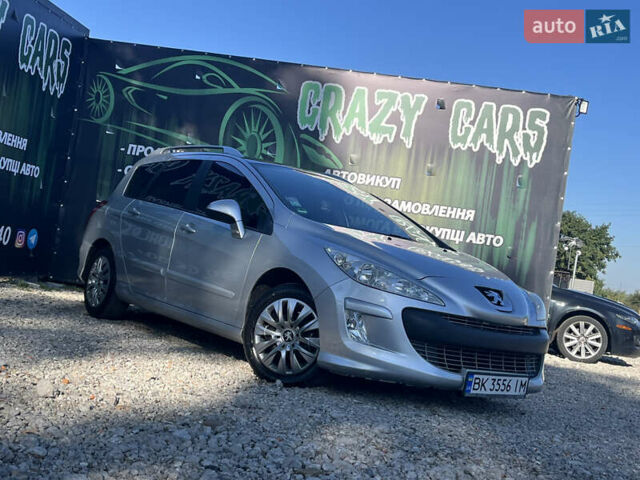 Серый Пежо 308, объемом двигателя 1.6 л и пробегом 223 тыс. км за 5500 $, фото 1 на Automoto.ua