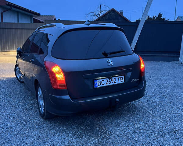 Сірий Пежо 308, об'ємом двигуна 1.56 л та пробігом 309 тис. км за 6000 $, фото 41 на Automoto.ua