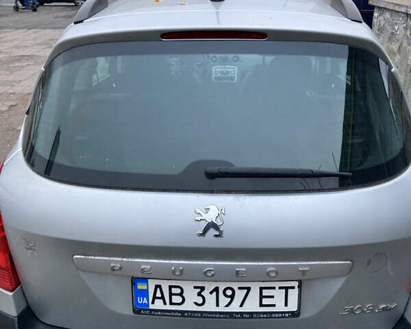 Серый Пежо 308, объемом двигателя 1.56 л и пробегом 238 тыс. км за 5500 $, фото 18 на Automoto.ua