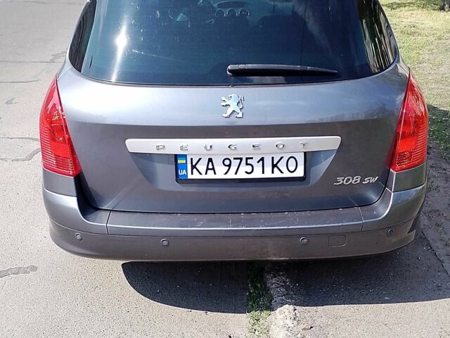 Сірий Пежо 308, об'ємом двигуна 1.6 л та пробігом 194 тис. км за 4300 $, фото 4 на Automoto.ua