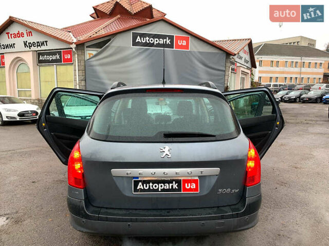 Серый Пежо 308, объемом двигателя 1.6 л и пробегом 234 тыс. км за 5990 $, фото 15 на Automoto.ua