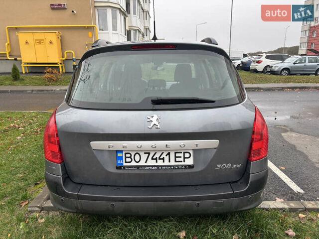 Серый Пежо 308, объемом двигателя 1.56 л и пробегом 234 тыс. км за 6200 $, фото 4 на Automoto.ua