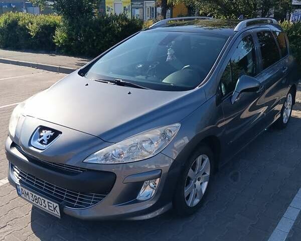 Сірий Пежо 308, об'ємом двигуна 1.6 л та пробігом 248 тис. км за 6200 $, фото 9 на Automoto.ua