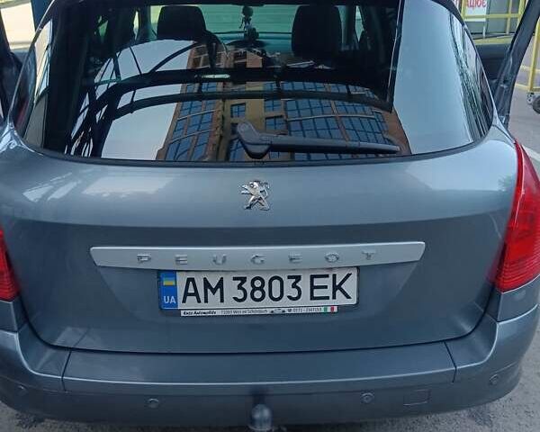 Сірий Пежо 308, об'ємом двигуна 1.6 л та пробігом 248 тис. км за 6200 $, фото 13 на Automoto.ua