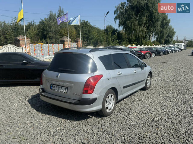 Серый Пежо 308, объемом двигателя 1.56 л и пробегом 255 тыс. км за 5300 $, фото 1 на Automoto.ua