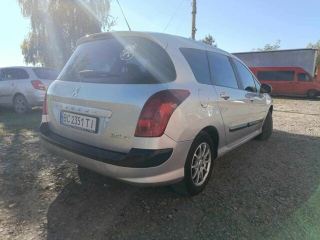 Серый Пежо 308, объемом двигателя 1.6 л и пробегом 395 тыс. км за 4750 $, фото 6 на Automoto.ua