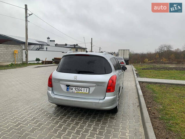 Сірий Пежо 308, об'ємом двигуна 1.56 л та пробігом 190 тис. км за 6800 $, фото 10 на Automoto.ua