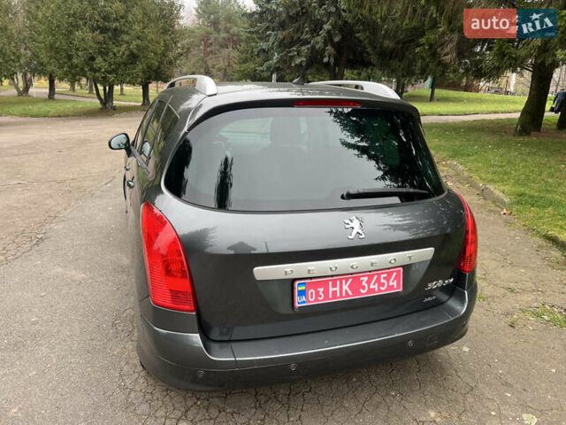 Сірий Пежо 308, об'ємом двигуна 1.6 л та пробігом 194 тис. км за 5650 $, фото 25 на Automoto.ua
