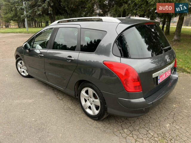 Сірий Пежо 308, об'ємом двигуна 1.6 л та пробігом 194 тис. км за 5650 $, фото 10 на Automoto.ua