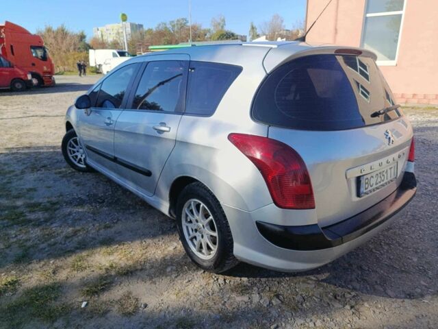 Серый Пежо 308, объемом двигателя 1.6 л и пробегом 395 тыс. км за 4750 $, фото 7 на Automoto.ua