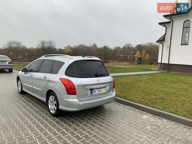 Сірий Пежо 308, об'ємом двигуна 1.56 л та пробігом 190 тис. км за 6800 $, фото 8 на Automoto.ua